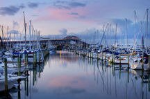 Sunset Over Westhaven Marina Sunset Over Westhaven Marina